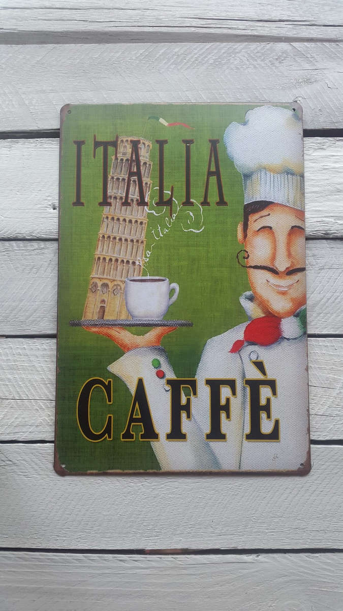 A4 Italia Caffe' Sign