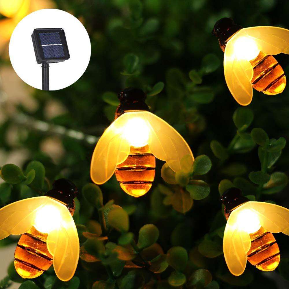 30 LED Honey Bee Solar lights