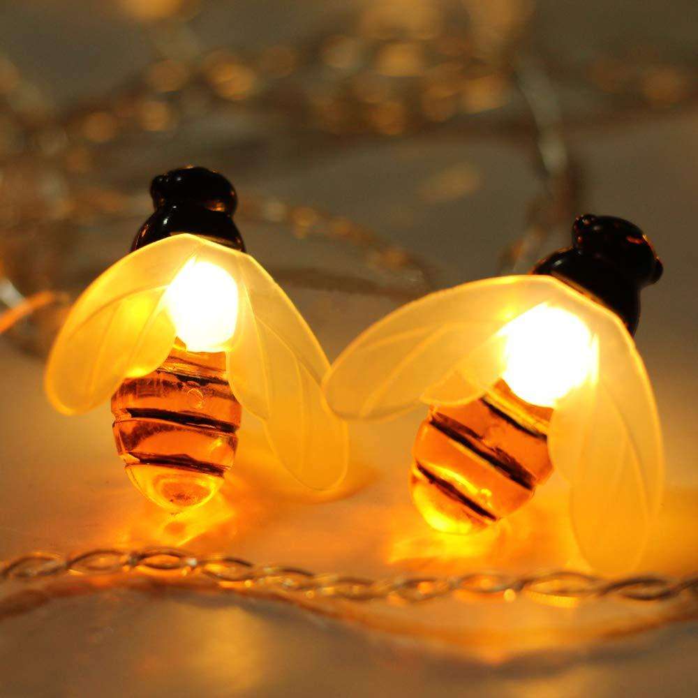 30 LED Honey Bee Solar lights