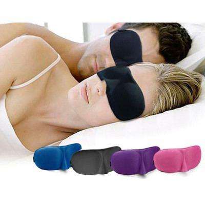 3D Soft-Padded Sleep Mask - Black