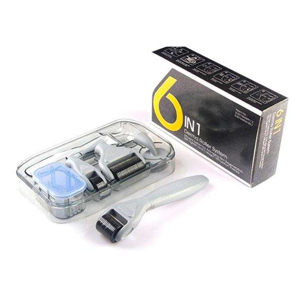 6-in-1 Derma Roller Set - Black