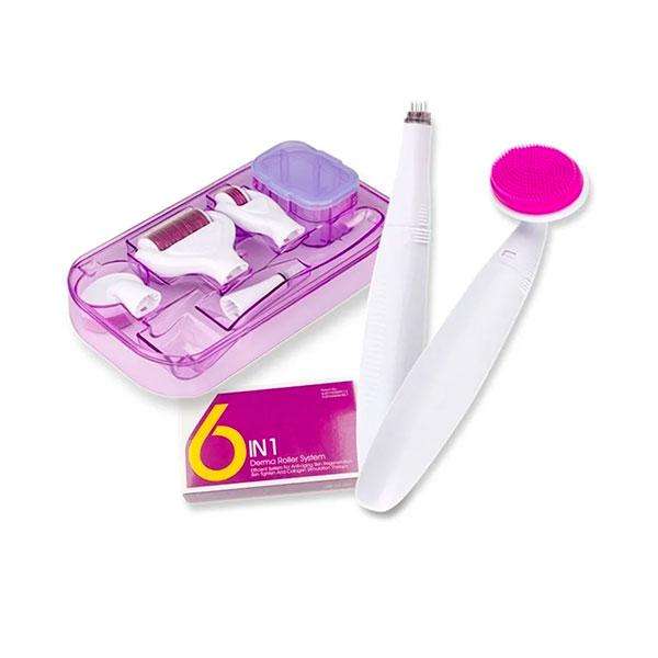 6-in-1 Derma Roller Set - Black