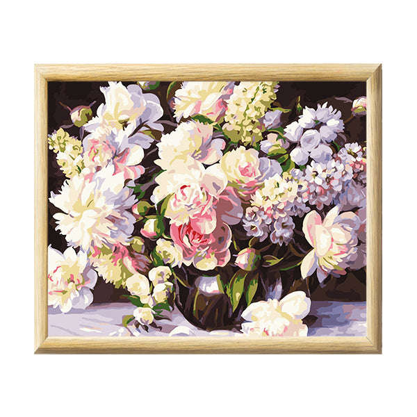 Adult Paint by Numbers with Frame - Pastel Purity