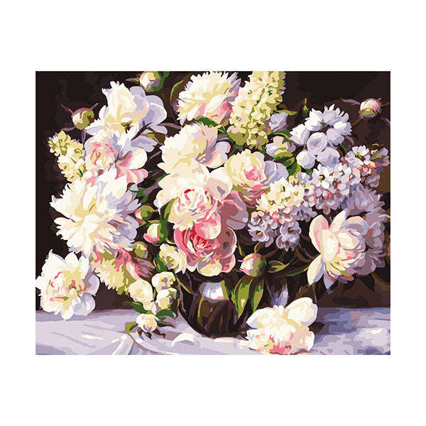 Adult Paint by Numbers with Frame - Pastel Purity