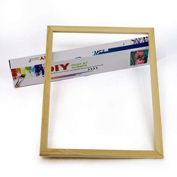 Adult Paint by Numbers with Frame - Protea Pair