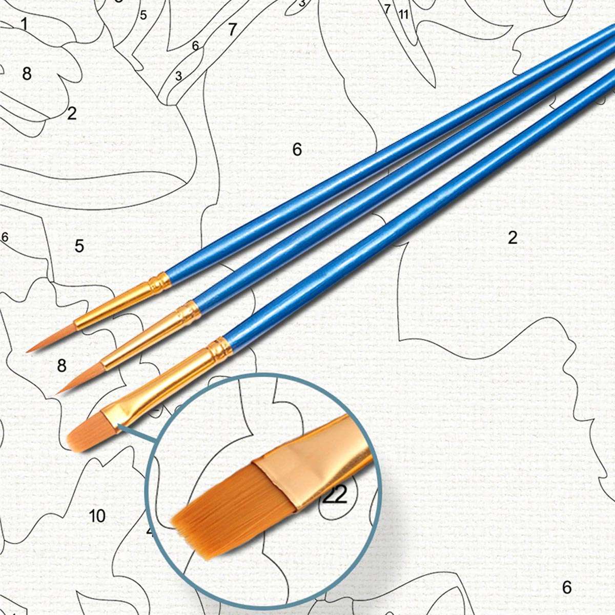 Adult Painting by Numbers - Ballet on the Beach