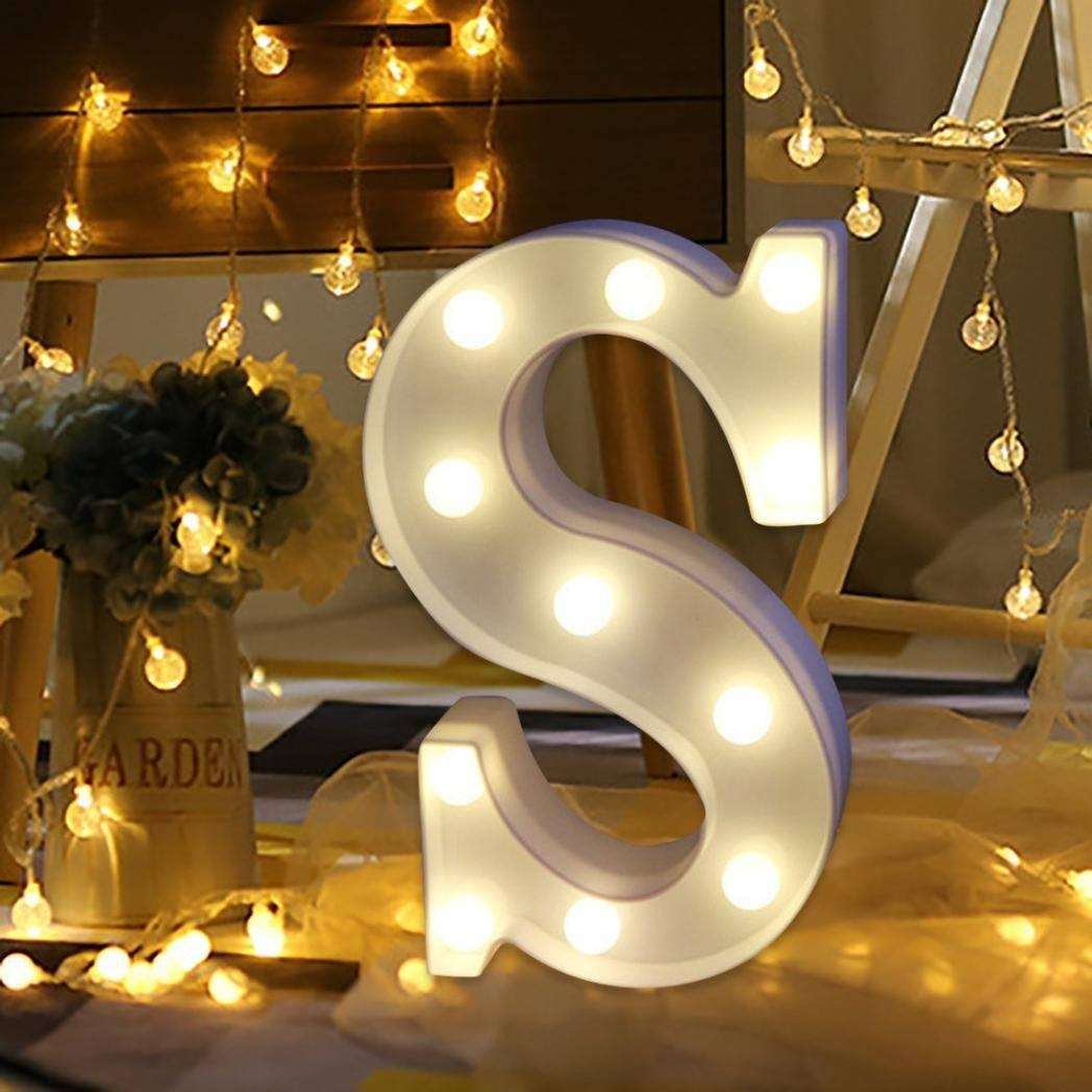 Alphabet Letter LED Light - N