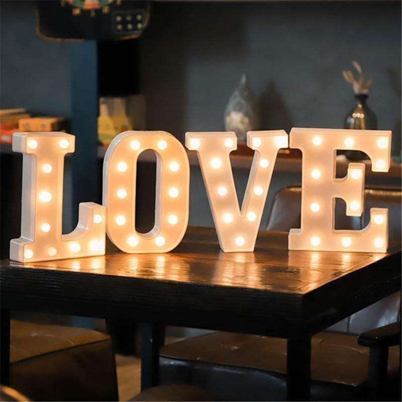 Alphabet Letter LED Light - N