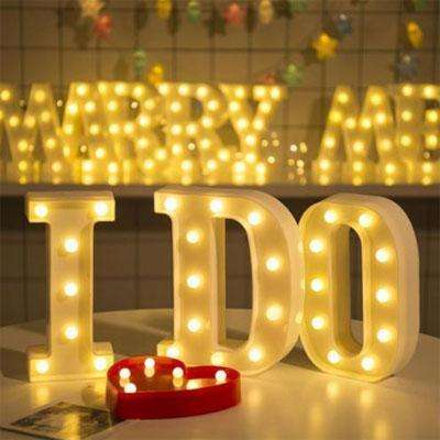 Alphabet Letter LED Light - N