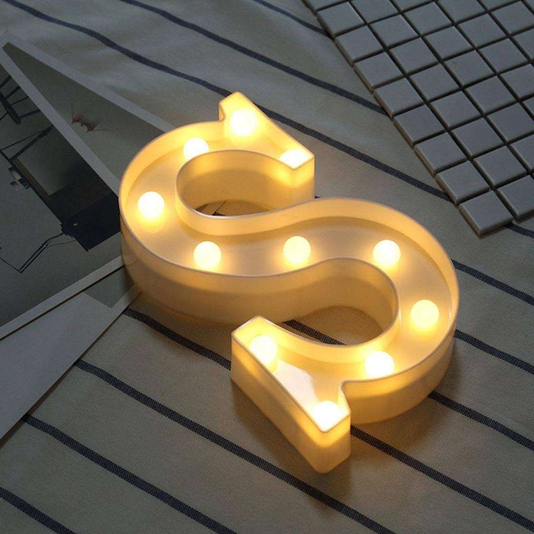 Alphabet Letter LED Light - R