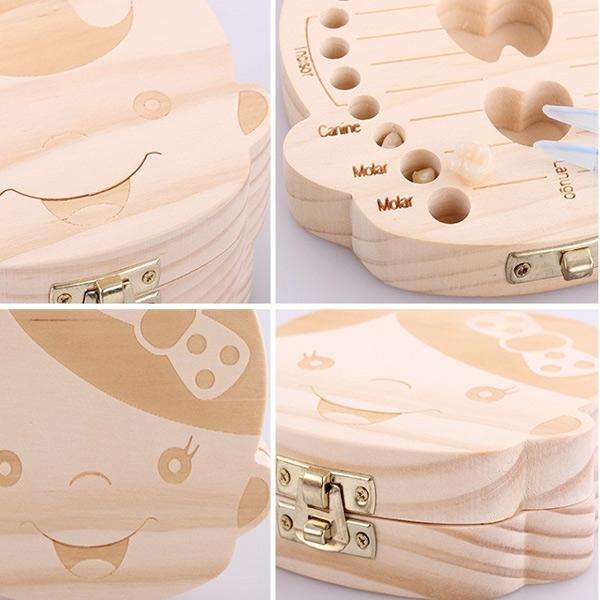 Baby Tooth Keepsake Box - For Girl