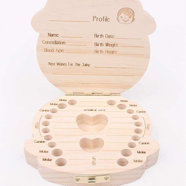 Baby Tooth Keepsake Box - For Girl