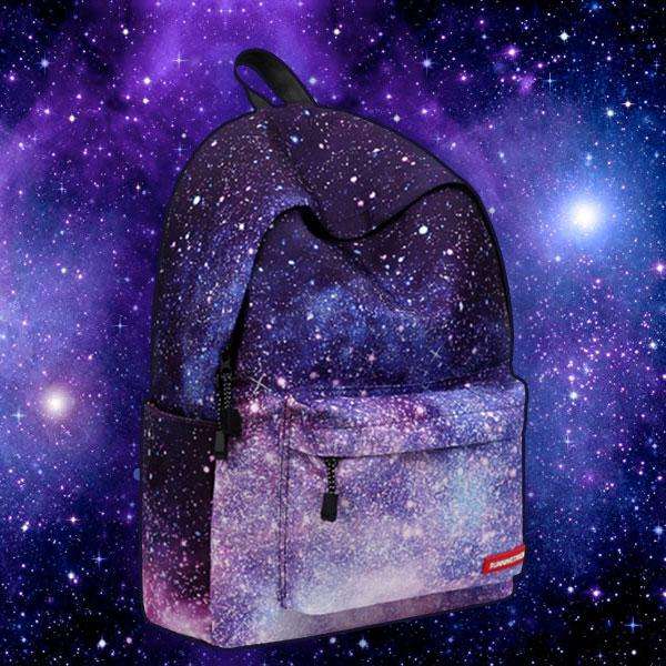 Students Galaxy Backpack - Galaxy Printed