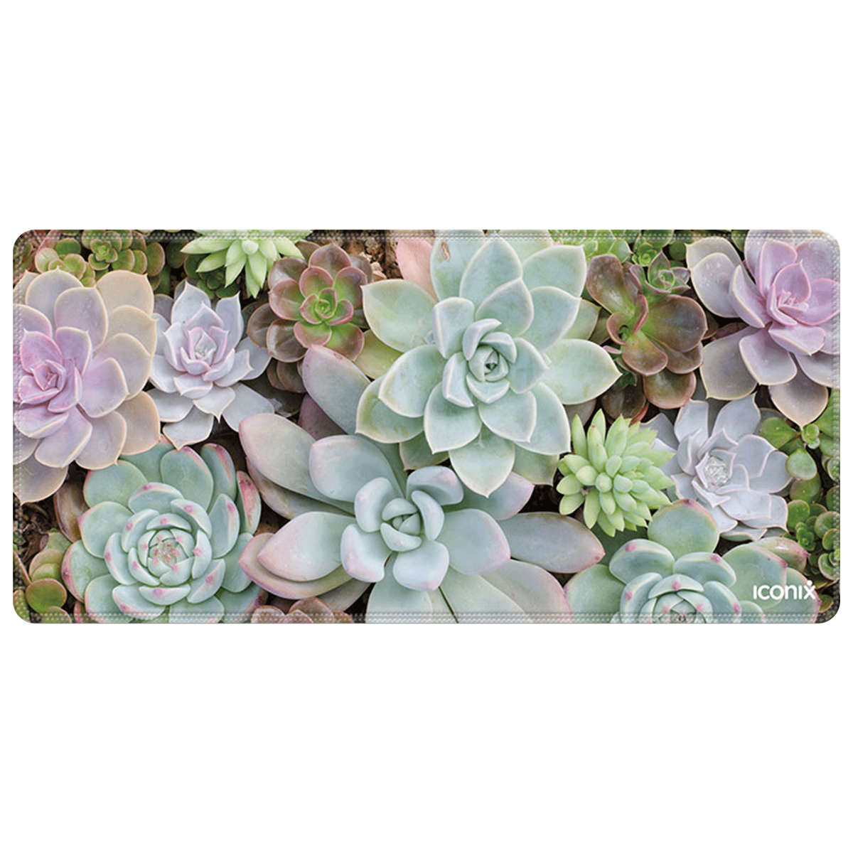 Glowing Succulents Full Desk XL Coverage Gaming and Office Mouse Pad