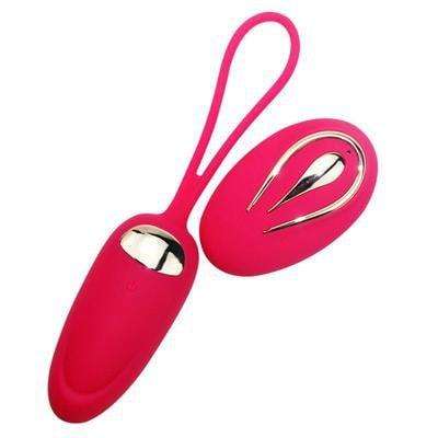 High Quality Silicone Wireless Vibrator Love Egg - Pink