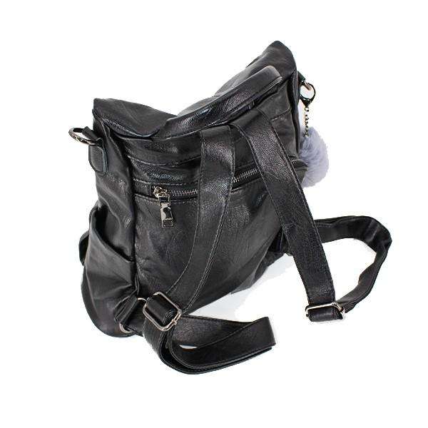 3-Way PU Leather Anti-Theft Backpack | 1801