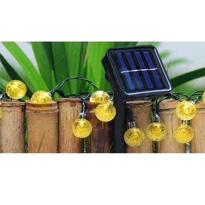Iconix a 30-LED Solar Crystal String Bulbs - Warm White