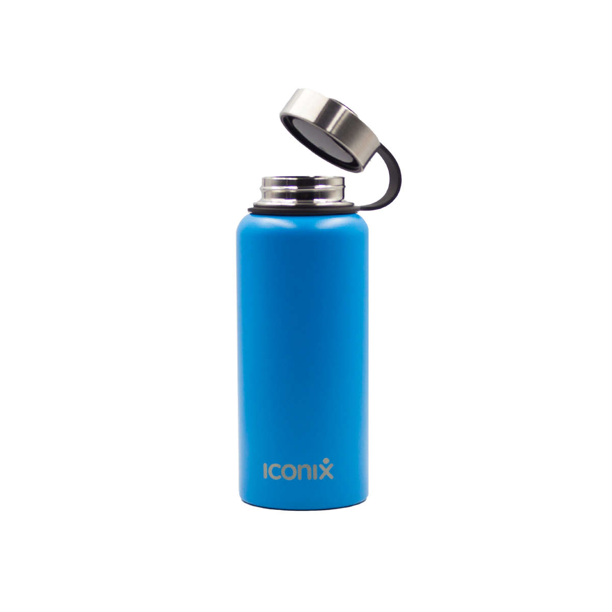 Iconix Blue Stainless Steel Hot and Cold Flask - Stainless Steel Lid - 540ml