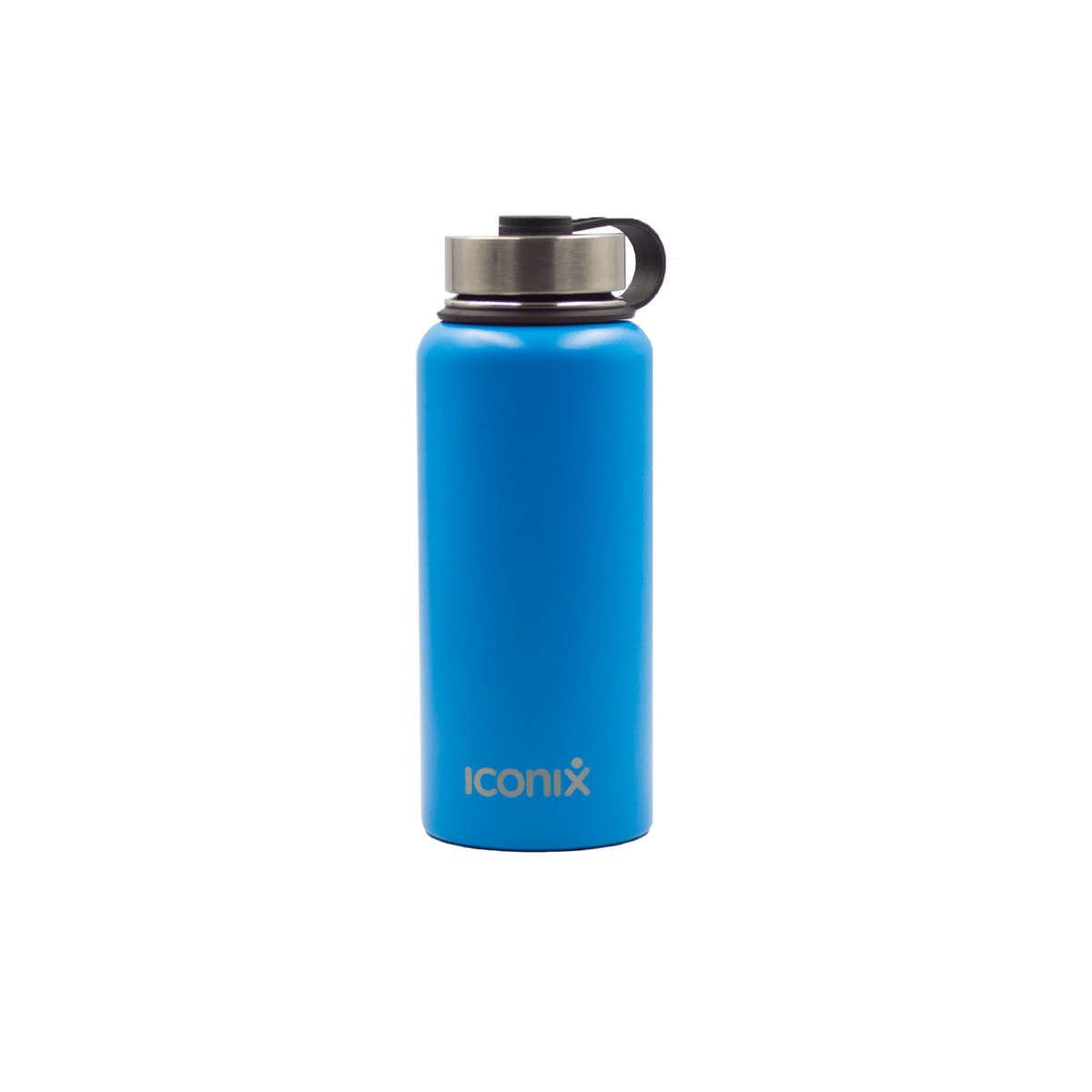 Iconix Blue Stainless Steel Hot and Cold Flask - Stainless Steel Lid - 540ml