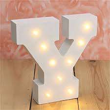 Alphabet Letter LED Light - N