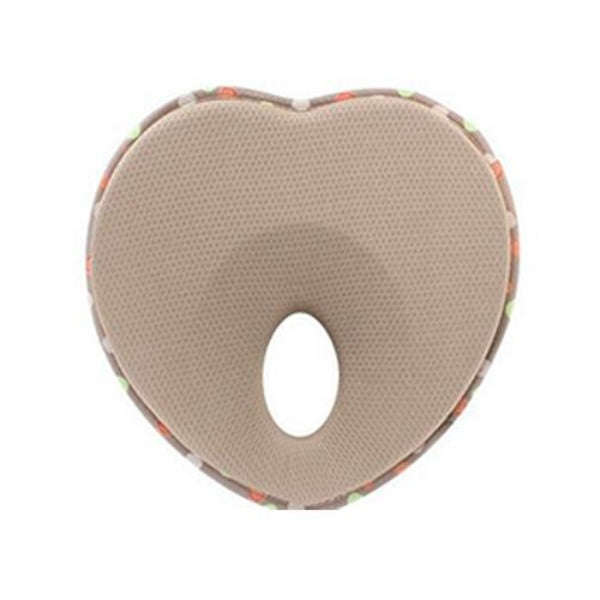 Infant Heart Shaped Support Pillow - Brown