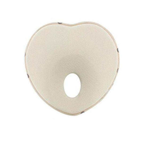 Infant Heart Shaped Support Pillow - Cream