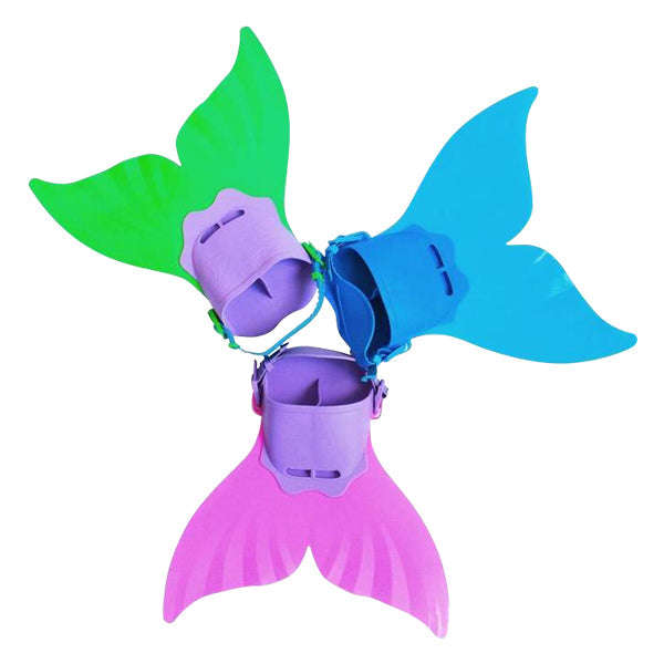 Kids Mermaid Swim Flipper - Blue