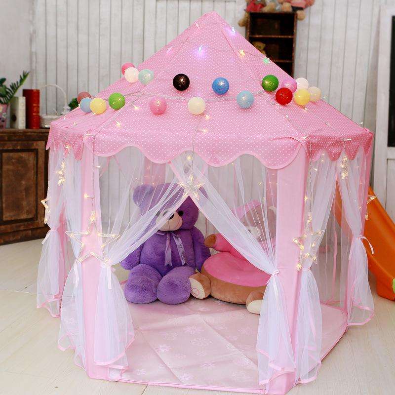 Kids Pretend Play Tent - Pink