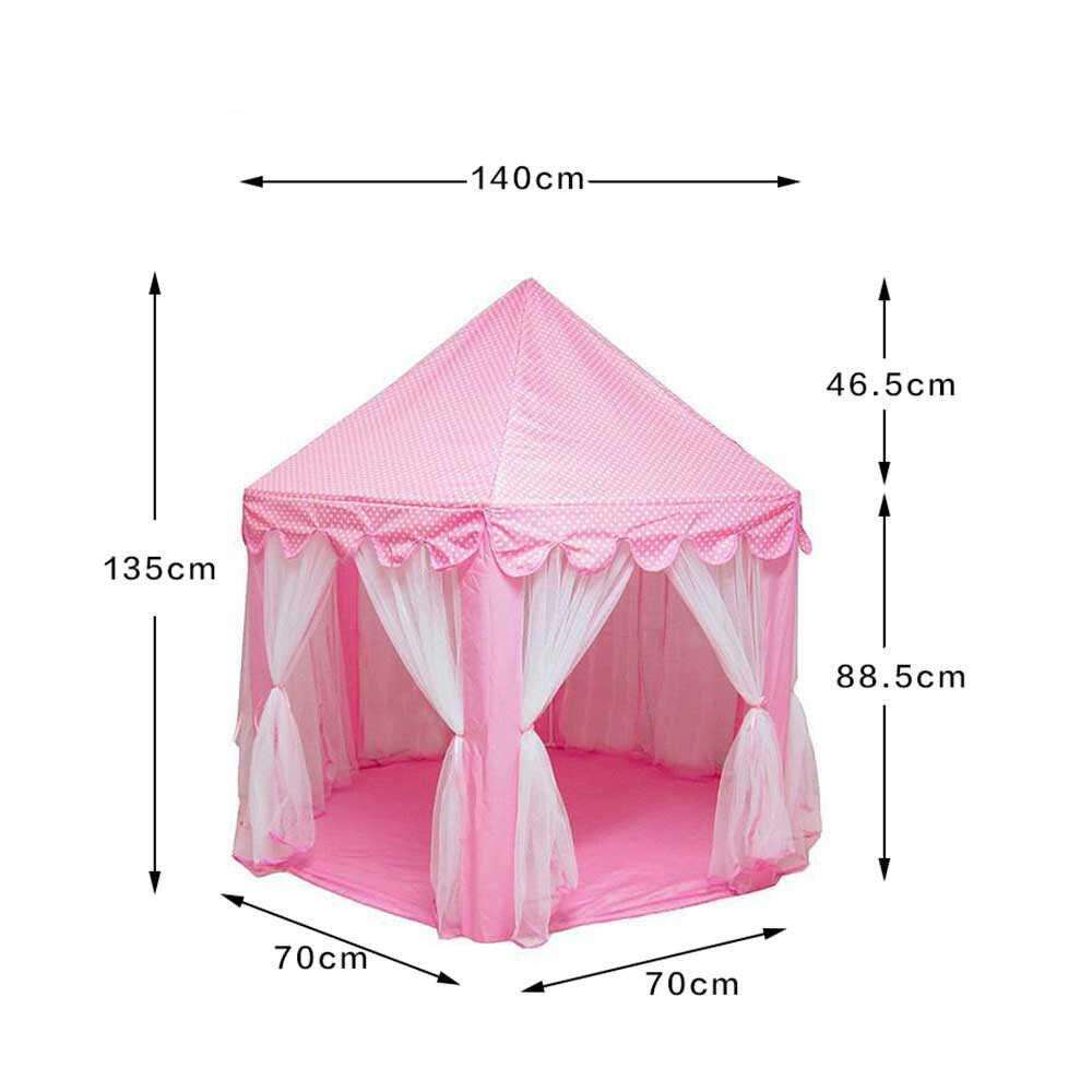 Kids Pretend Play Tent - Pink