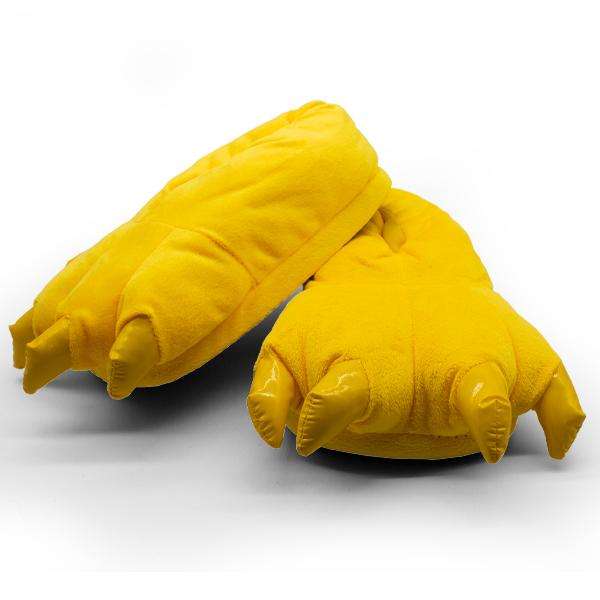 Ladies Adult Dinosaur Slippers - Female / Dark Green