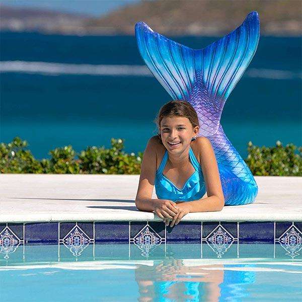 Mermaid Tail Swimwear (Adult/Teen Size) Blue | DH37 - M