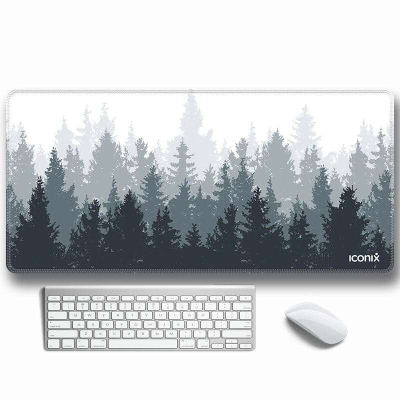 Misty Forest Full Desk Coverage Gaming and Office Mouse Pad