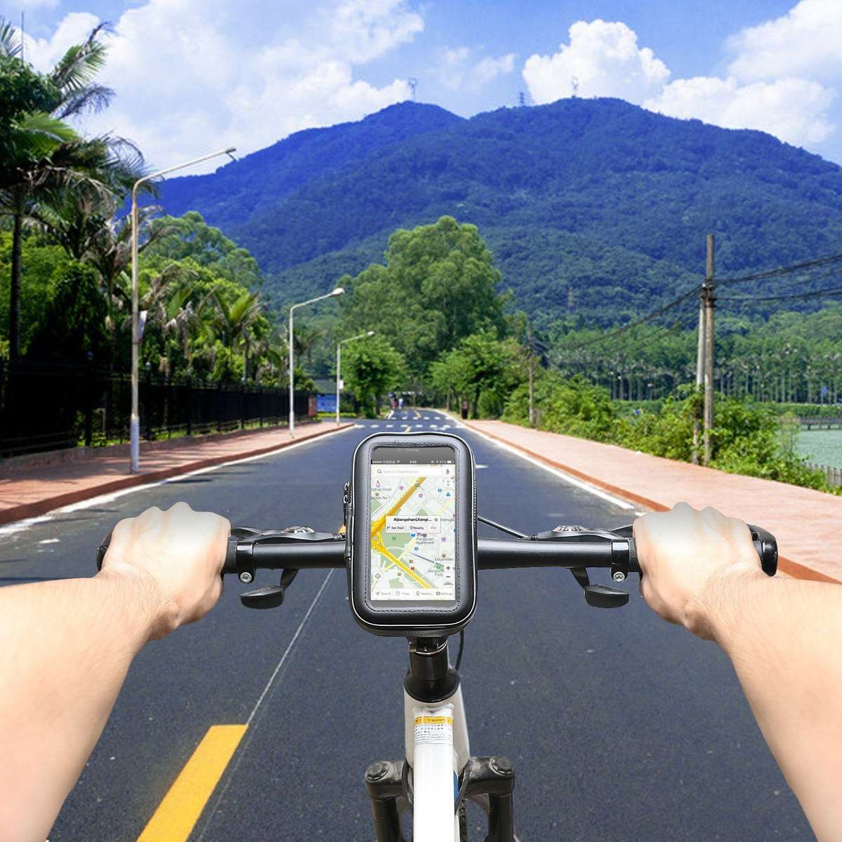 Mobile Device Waterproof Bike Mount - Medium