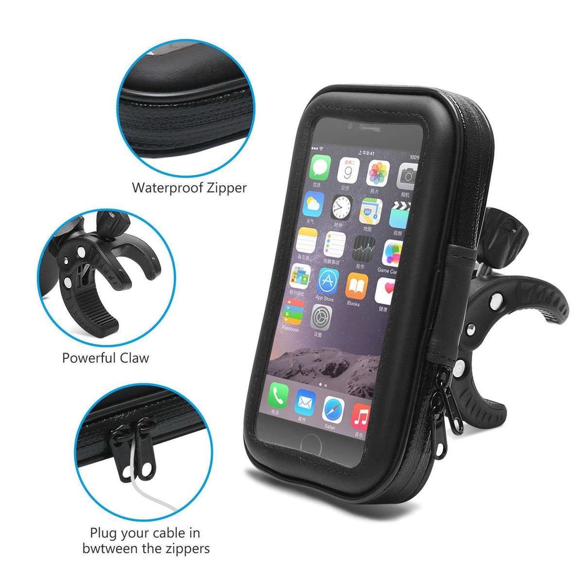 Mobile Device Waterproof Bike Mount - Medium