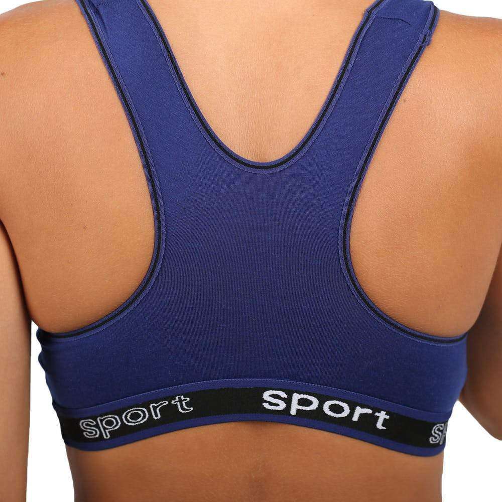 Pack of 6 Colour Wireless Sports Bra's - 8913/8915  (38B/40D/40C Available) - 40D