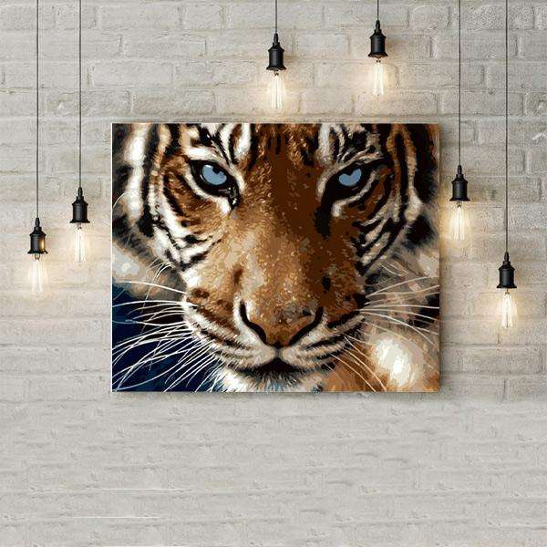 Adult Painting by Numbers - Tiger