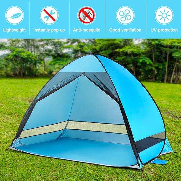 Pop-Up Beach and Camping Tent with Mesh Cover