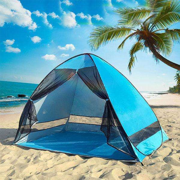 Pop-Up Beach and Camping Tent with Mesh Cover