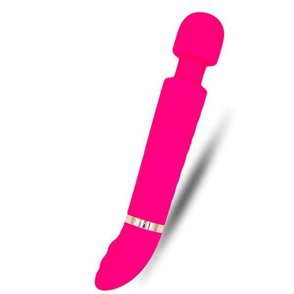Rechargeable Magic AV Wand Massager G Spot Dildo Stick Vibrator - Pink