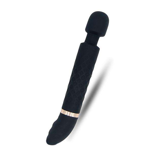 Rechargeable Magic AV Wand Massager G Spot Dildo Stick Vibrator - Black