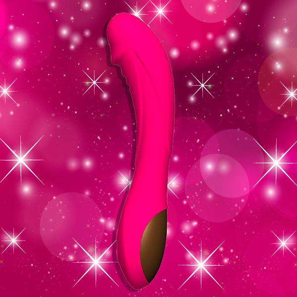 Silicone Rechargeable Vibrator - Pink