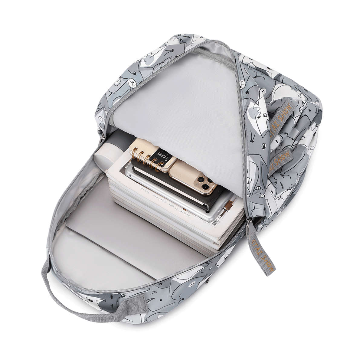 Student Cat-Tastic Cat Print Backpack