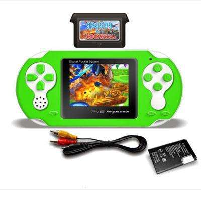 USB rechargeable PVE Game Console 989 - Green