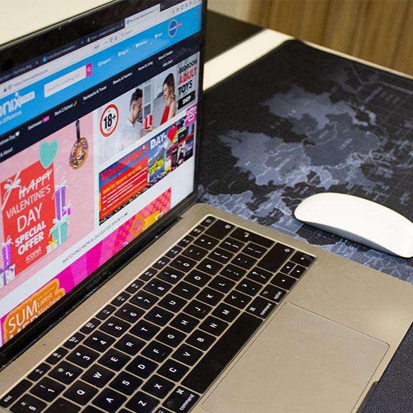 World Map Full Desk Coverage Gaming and Office Mouse Pad