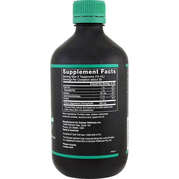 Swisse, Ultiboost Chlorophyll, Spearmint, 16.9 fl oz (500 ml)
