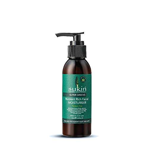 Sukin Super Greens Nutrient Rich Facial Moisturiser 125ml
