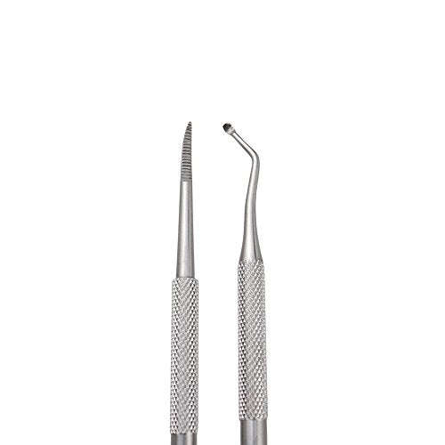 ZIZZON Ingrown Toenail File and Lifter Double Sided Professional Surgical Grade