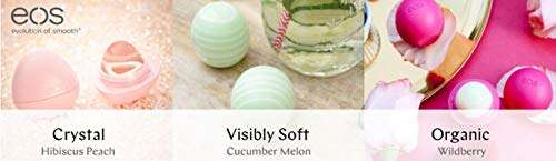 EOS Evolution of Smooth Lip Balm ~ Lasting Hydration Lip Care Collection 6-Pack ~ 2 Hibiscus Peac...