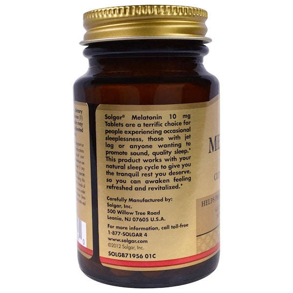 Solgar, Melatonin, 10 mg, 60 Tablets