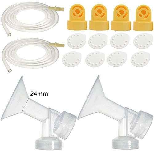 Nenesupply Pump Parts for Medela Pump In Style Breastpump PISA 2 Medium 24mm...